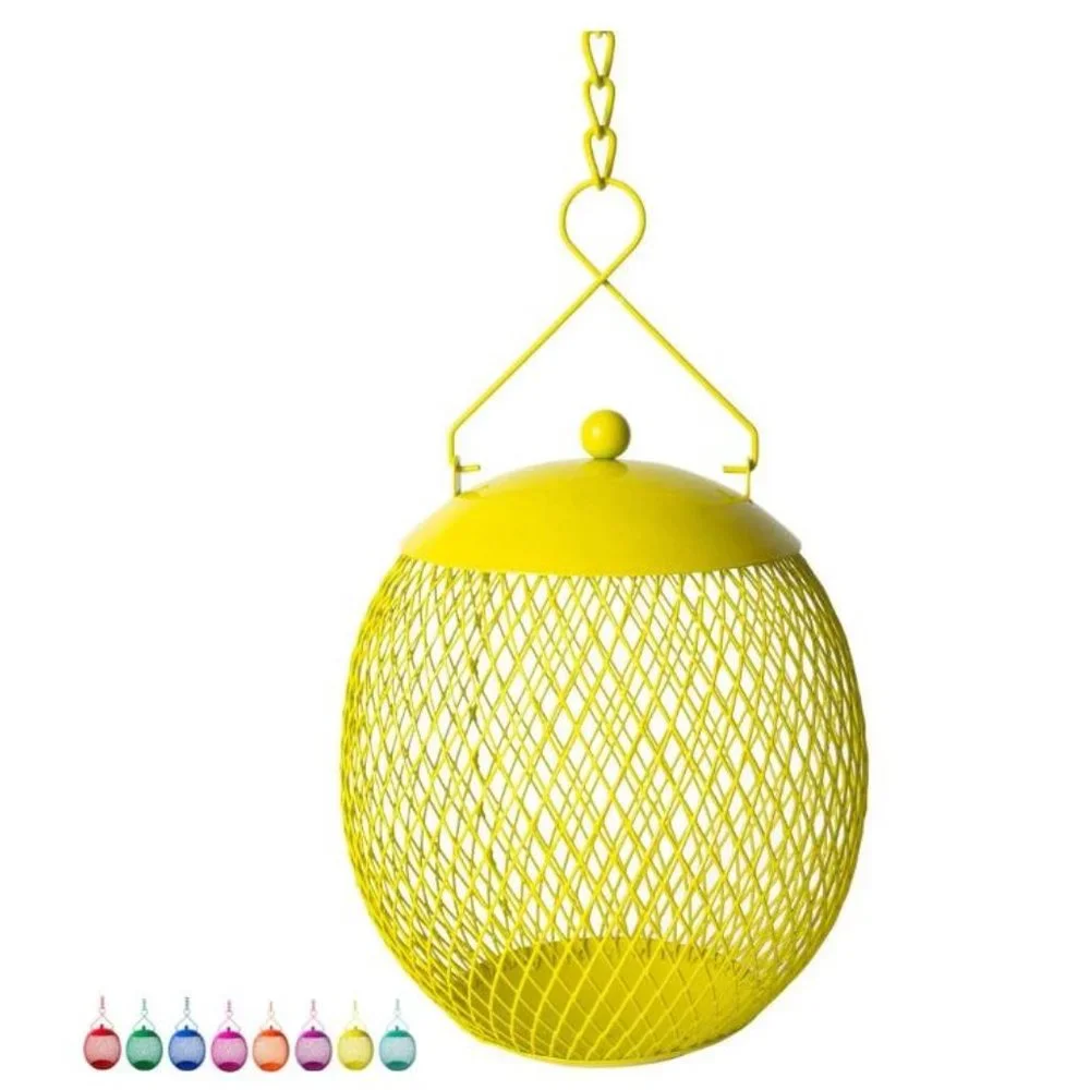 NWT- Globe Bird Feeder - Yellow